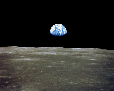 earth from moon report